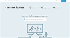 Desktop Screenshot of constats-express.com